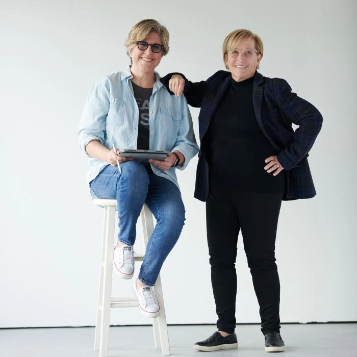 Wilma Davidson and Diana de Avila, author