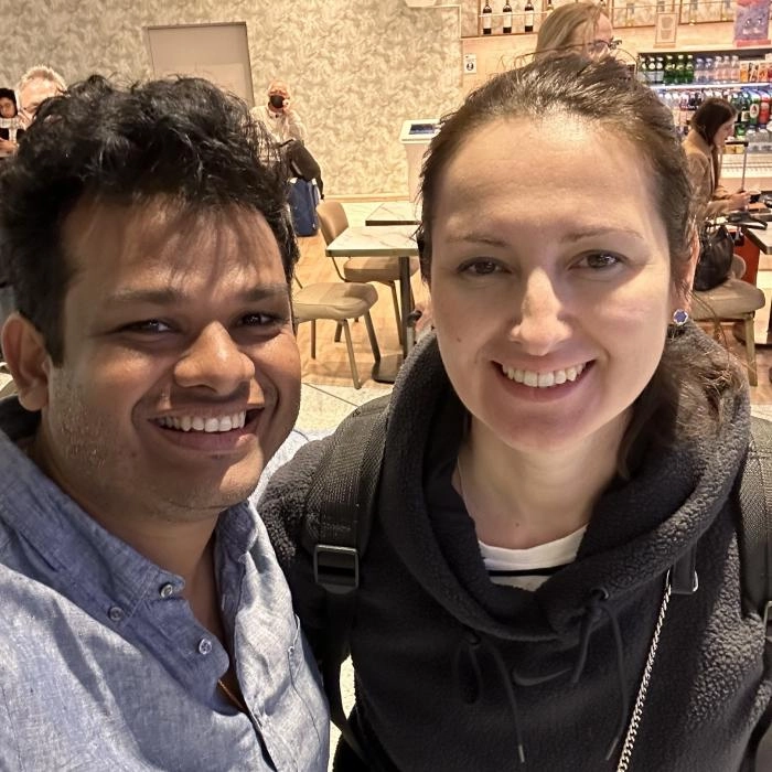Olga Latanova and Manoj Kumar Mandelia, author