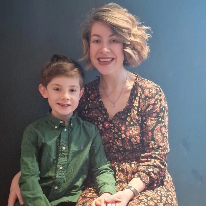 Bertie and Lauren Hartshorn, author