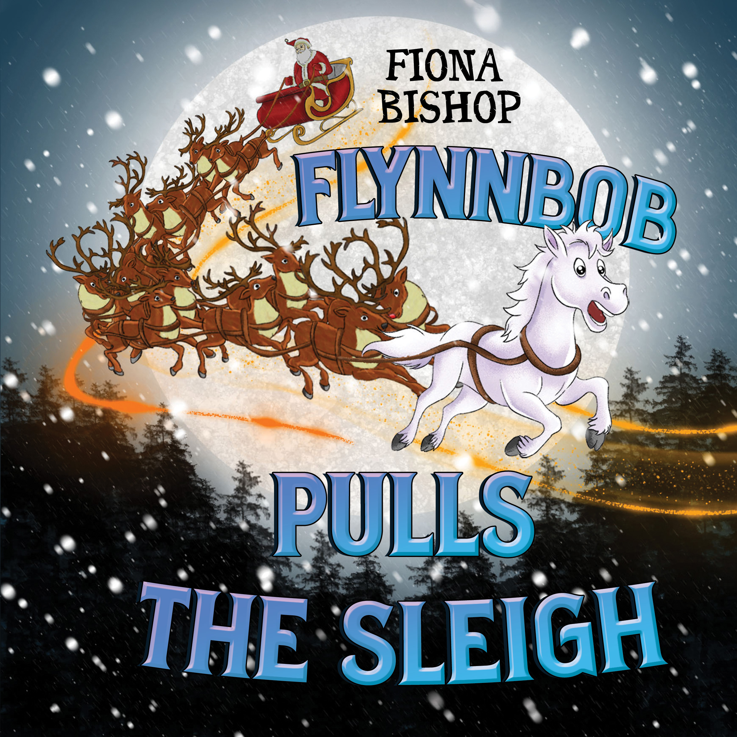 Flynnbob Pulls The Sleigh By Fiona Bishop