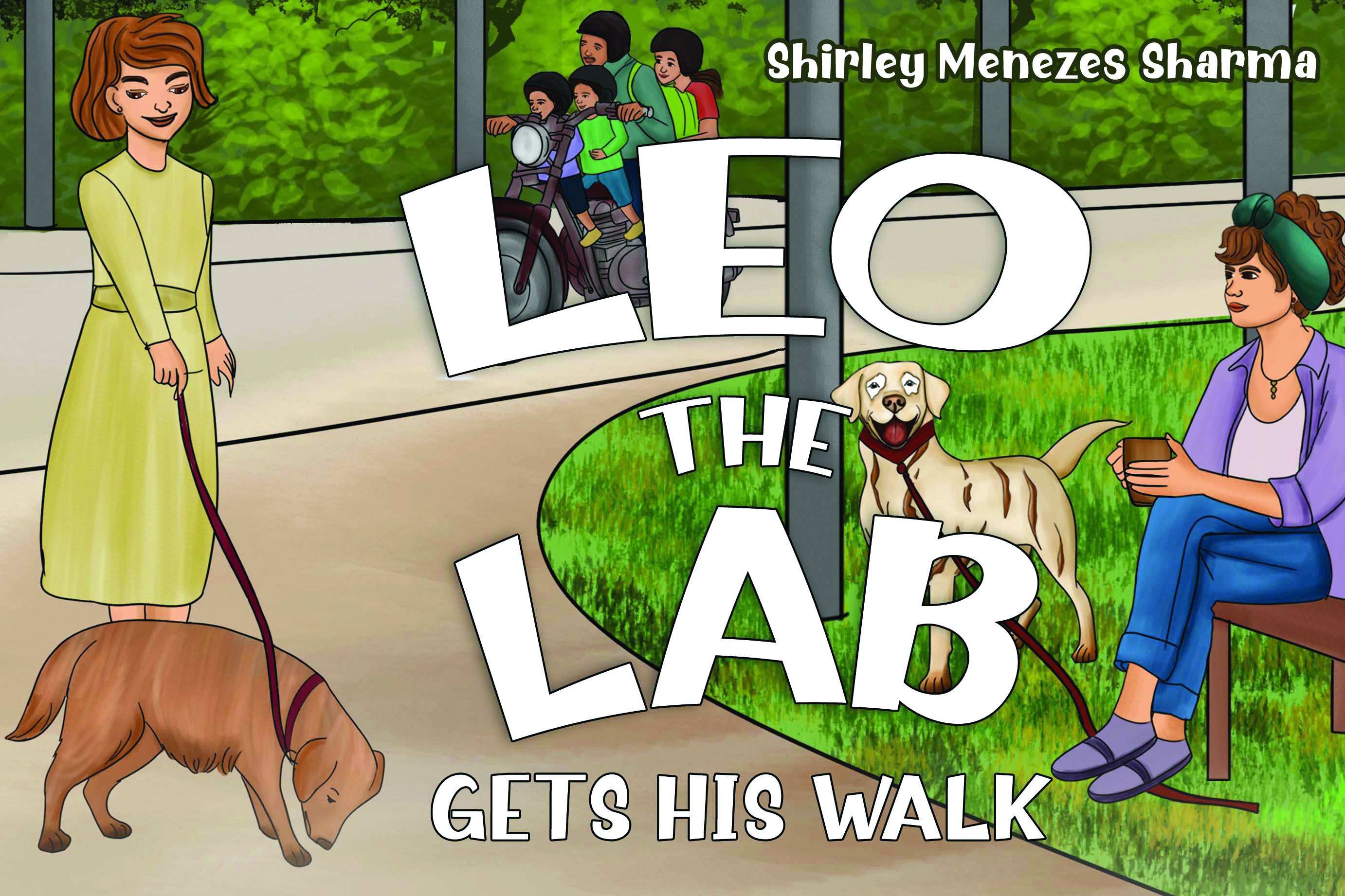 Leo the Lab Gets his Walk By Shirley Menezes Sharma